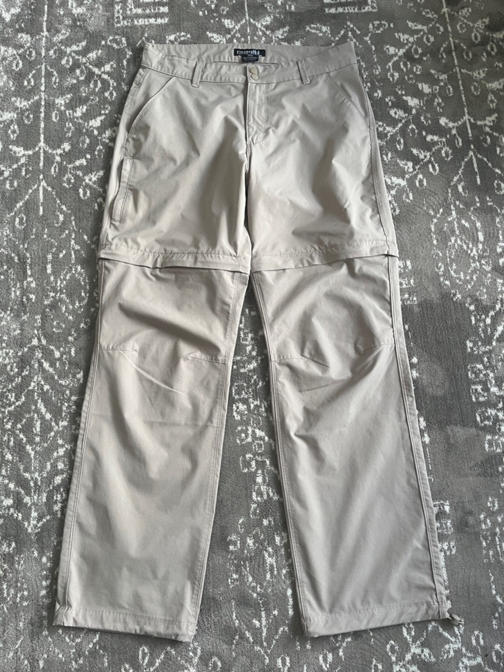 Kyodan Men's Convertible Cargo Pants in Light Tan